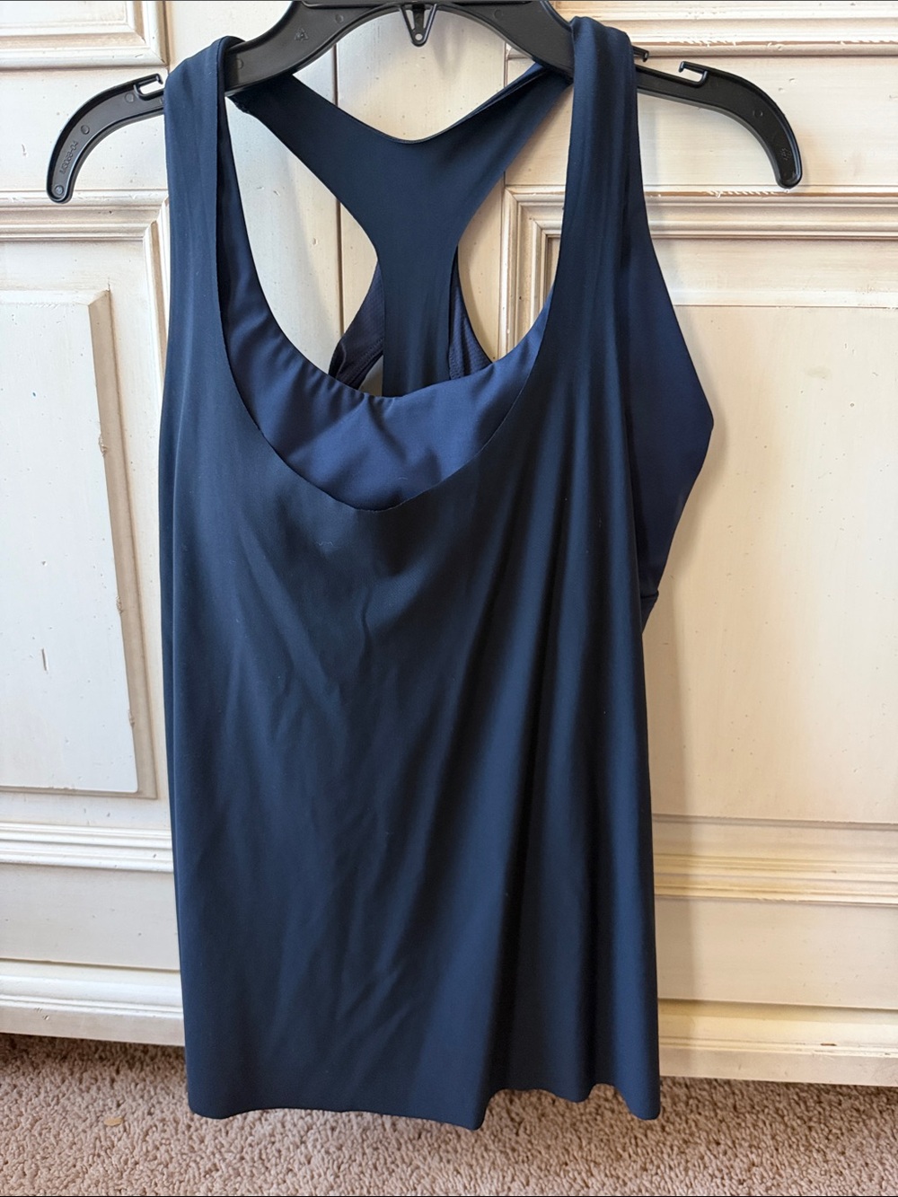 Athleta Navy Blue Racerback Tank Top